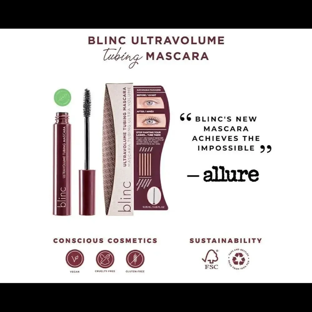 Blinc ultra volume tubing mascara in black NEW